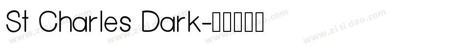 St Charles Dark字体转换